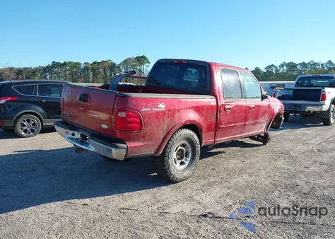 2002 Ford F-150 Lariat/Xlt из США, поврежденный, VIN 1FTRW08L12KB74266